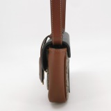 Gucci Padlock Front Pocket Flap Shoulder Bag GG Coated Canvas and Leather Mini — thumbnail 4