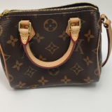 Louis Vuitton(LV) Speedy Bandouliere NM Bag Monogram Canvas Nano — thumbnail 9