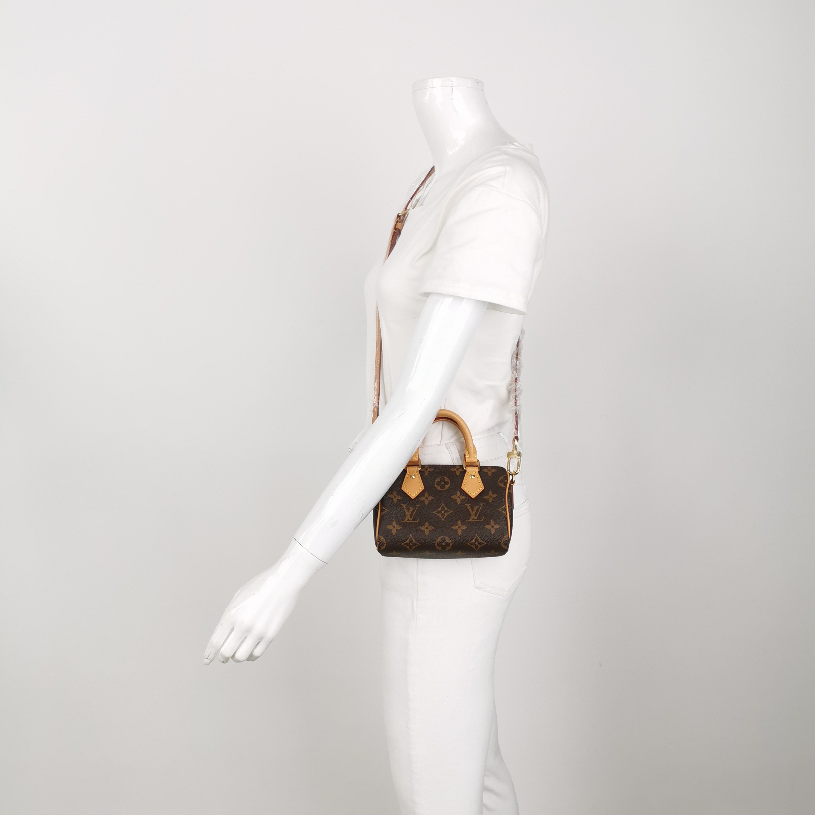 Louis Vuitton(LV) Speedy Bandouliere NM Bag Monogram Canvas Nano — alternate view