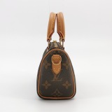 Louis Vuitton(LV) Speedy Bandouliere NM Bag Monogram Canvas Nano — thumbnail 3