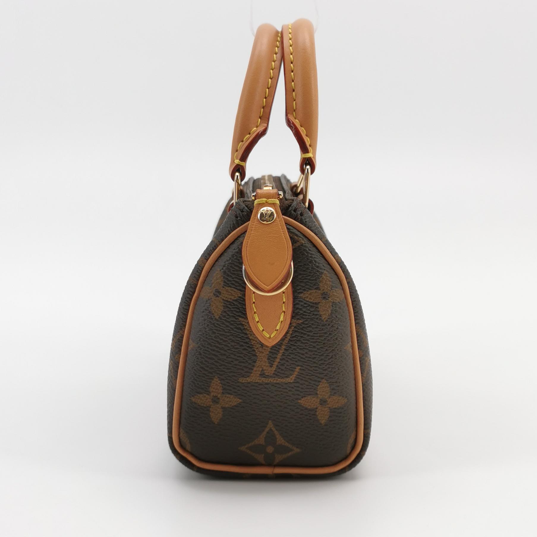 Louis Vuitton(LV) Speedy Bandouliere NM Bag Monogram Canvas Nano — photo 4 of 22