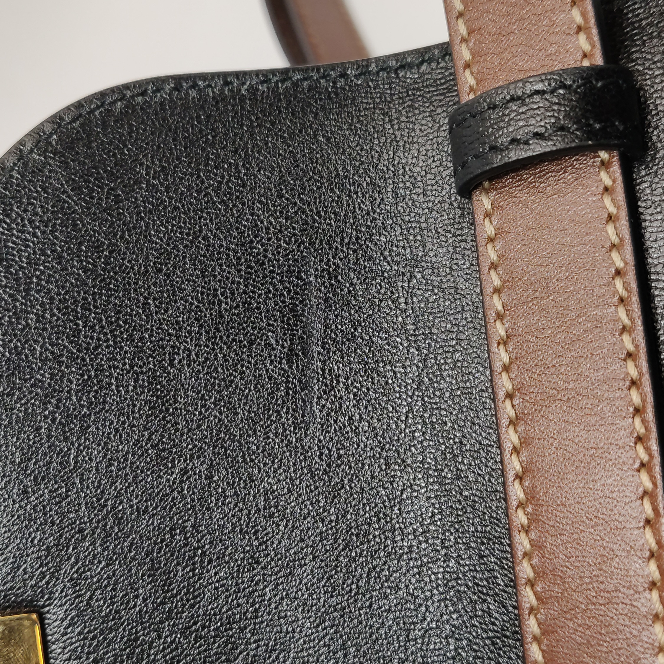 Gucci Padlock Front Pocket Flap Shoulder Bag GG Coated Canvas and Leather Mini — photo 12 of 13