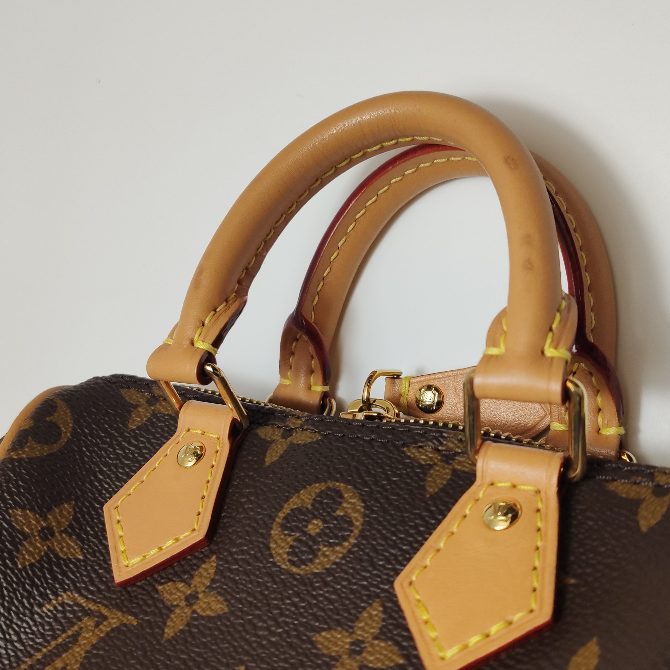 Louis Vuitton(LV) Speedy Bandouliere NM Bag Monogram Canvas Nano — photo 14 of 22