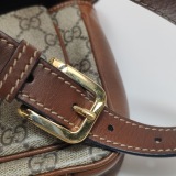 Gucci Padlock Front Pocket Flap Shoulder Bag GG Coated Canvas and Leather Mini — thumbnail 15