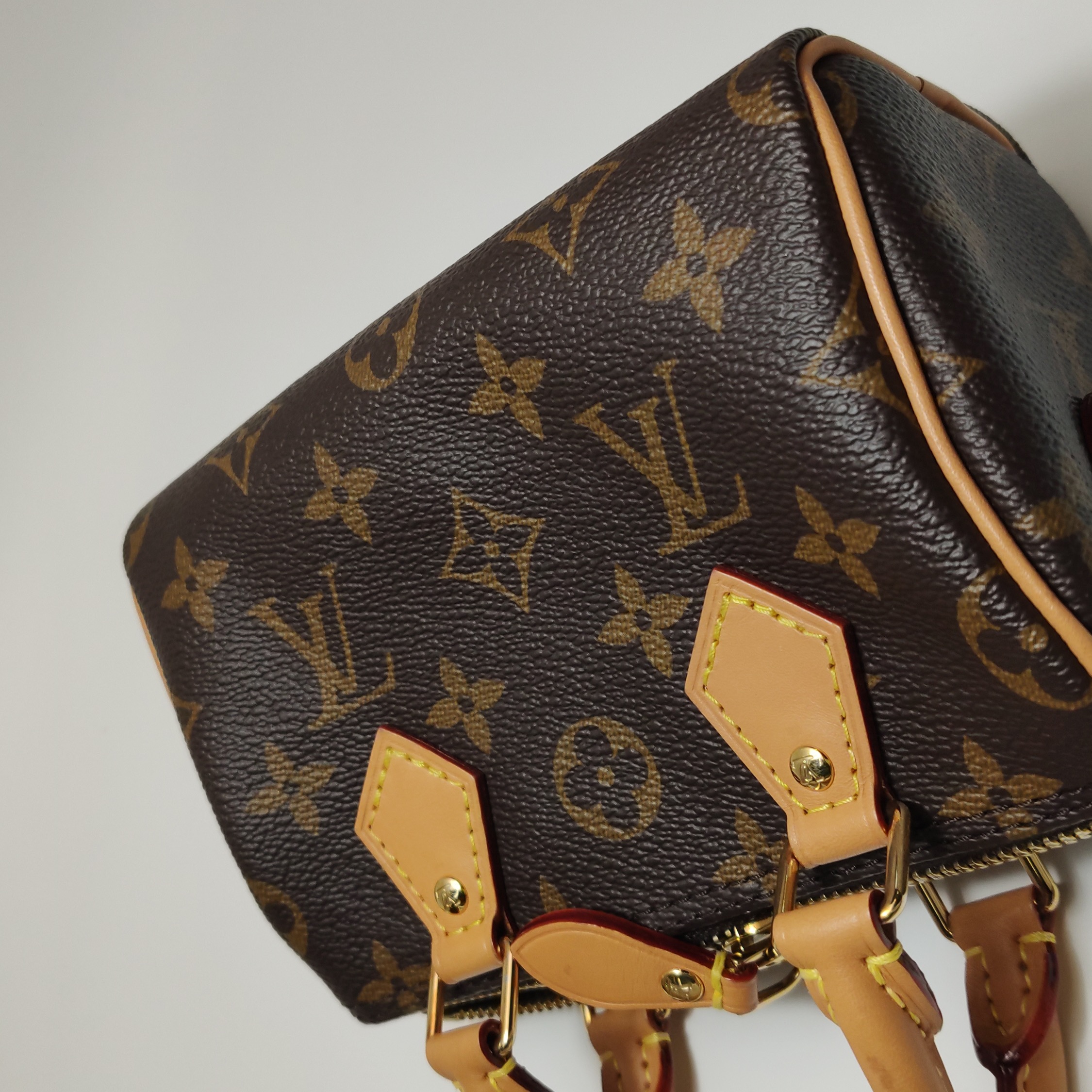 Louis Vuitton(LV) Speedy Bandouliere NM Bag Monogram Canvas Nano — photo 22 of 22
