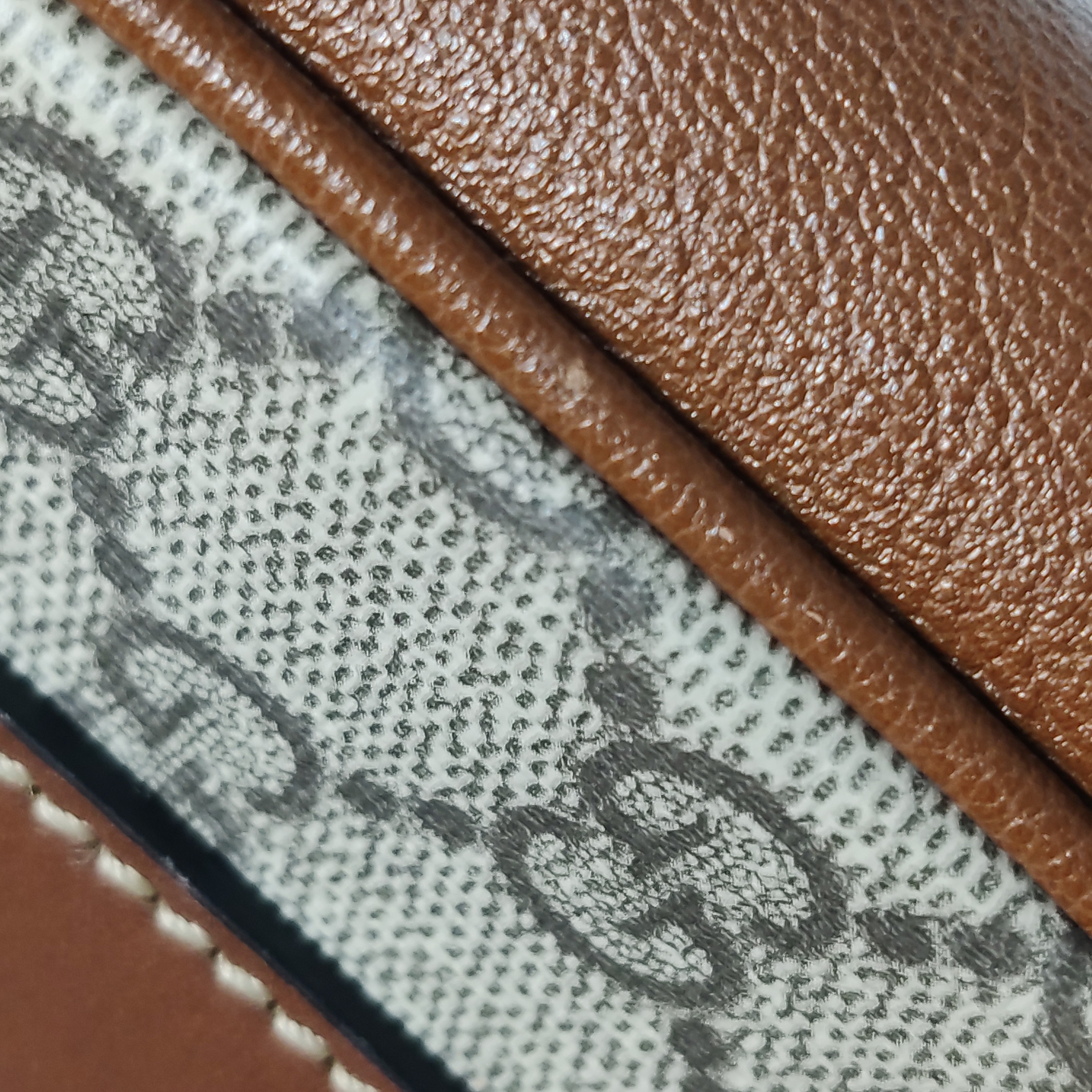 Gucci Padlock Front Pocket Flap Shoulder Bag GG Coated Canvas and Leather Mini — photo 12 of 15