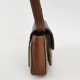 Gucci Padlock Front Pocket Flap Shoulder Bag GG Coated Canvas and Leather Mini — thumbnail 4