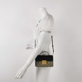 Gucci Padlock Top Handle Bag GG Coated Canvas and Leather Mini — thumbnail 2