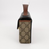 Gucci Padlock Top Handle Bag GG Coated Canvas and Leather Mini — thumbnail 4