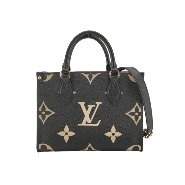 Louis Vuitton(LV) OnTheGo Tote Bicolor Monogram Empreinte Giant PM — pre-owned, Vierlot