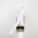 Gucci Padlock Top Handle Bag GG Coated Canvas and Leather Mini — thumbnail 2