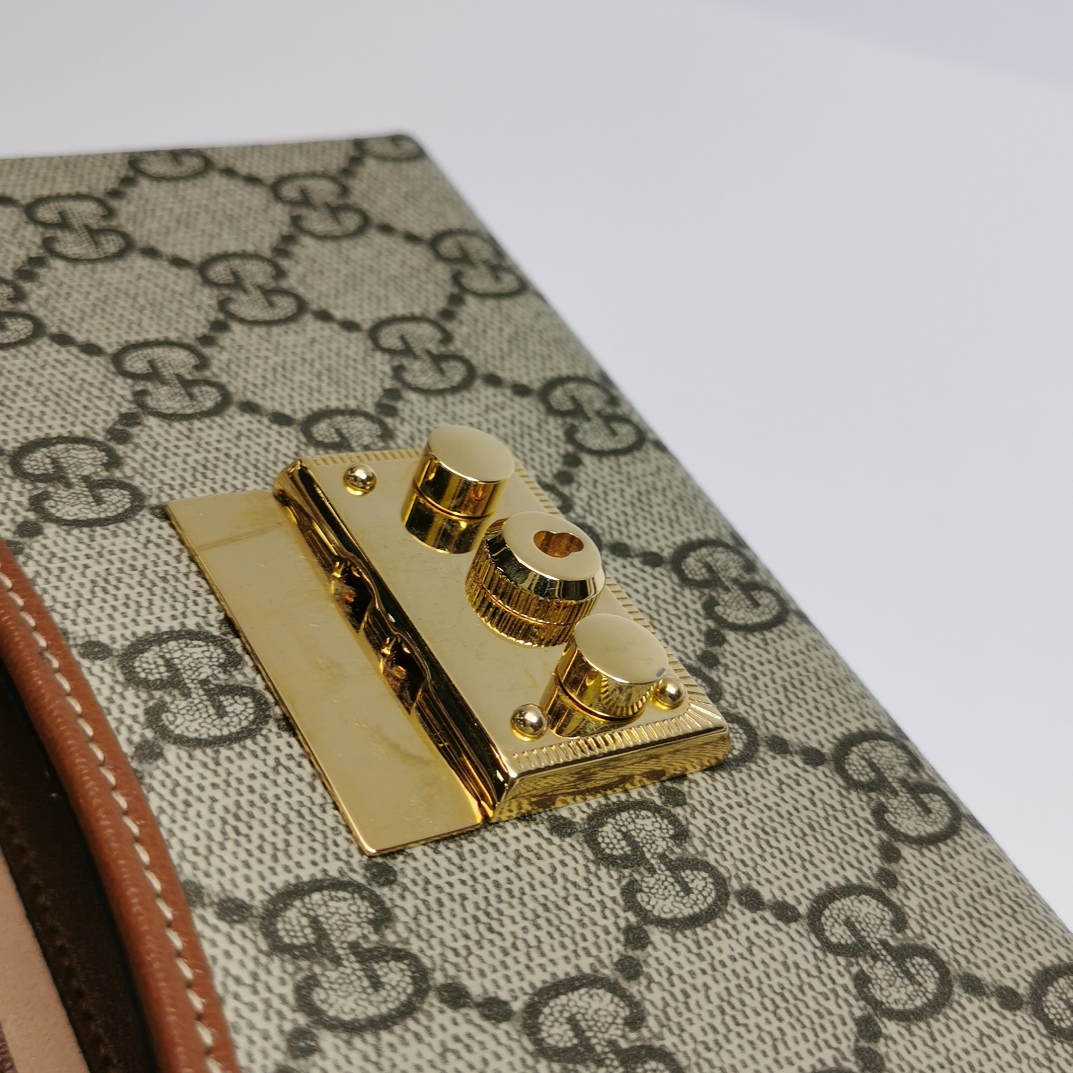 Gucci Padlock Top Handle Bag GG Coated Canvas and Leather Mini — photo 9 of 15