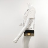 Gucci Padlock Top Handle Bag GG Coated Canvas and Leather Mini — thumbnail 2