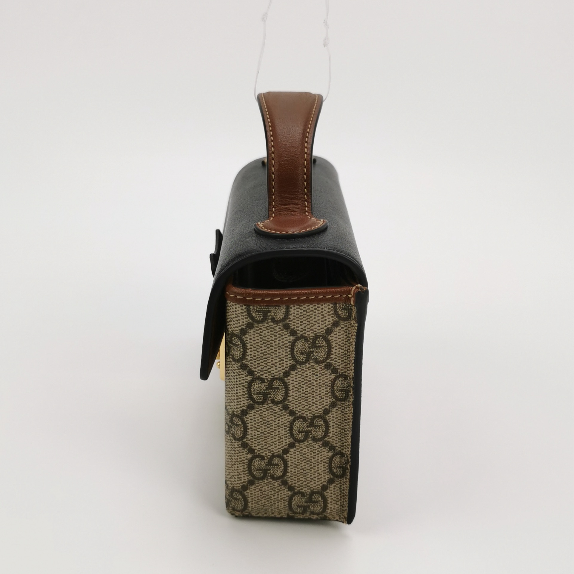 Gucci Padlock Top Handle Bag GG Coated Canvas and Leather Mini — photo 5 of 15