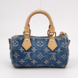 Louis Vuitton(LV) Speedy Bandouliere NM Bag Monogram Denim Nano — thumbnail 5