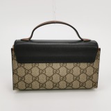 Gucci Padlock Top Handle Bag GG Coated Canvas and Leather Mini — thumbnail 3