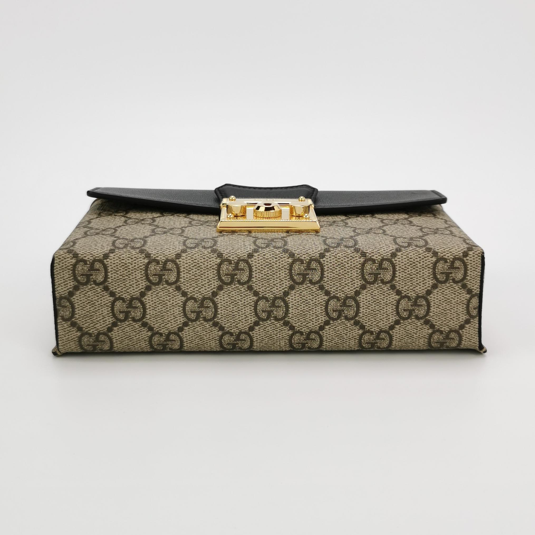 Gucci Padlock Top Handle Bag GG Coated Canvas and Leather Mini — photo 6 of 15