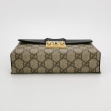 Gucci Padlock Top Handle Bag GG Coated Canvas and Leather Mini — thumbnail 6