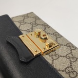 Gucci Padlock Top Handle Bag GG Coated Canvas and Leather Mini — thumbnail 8