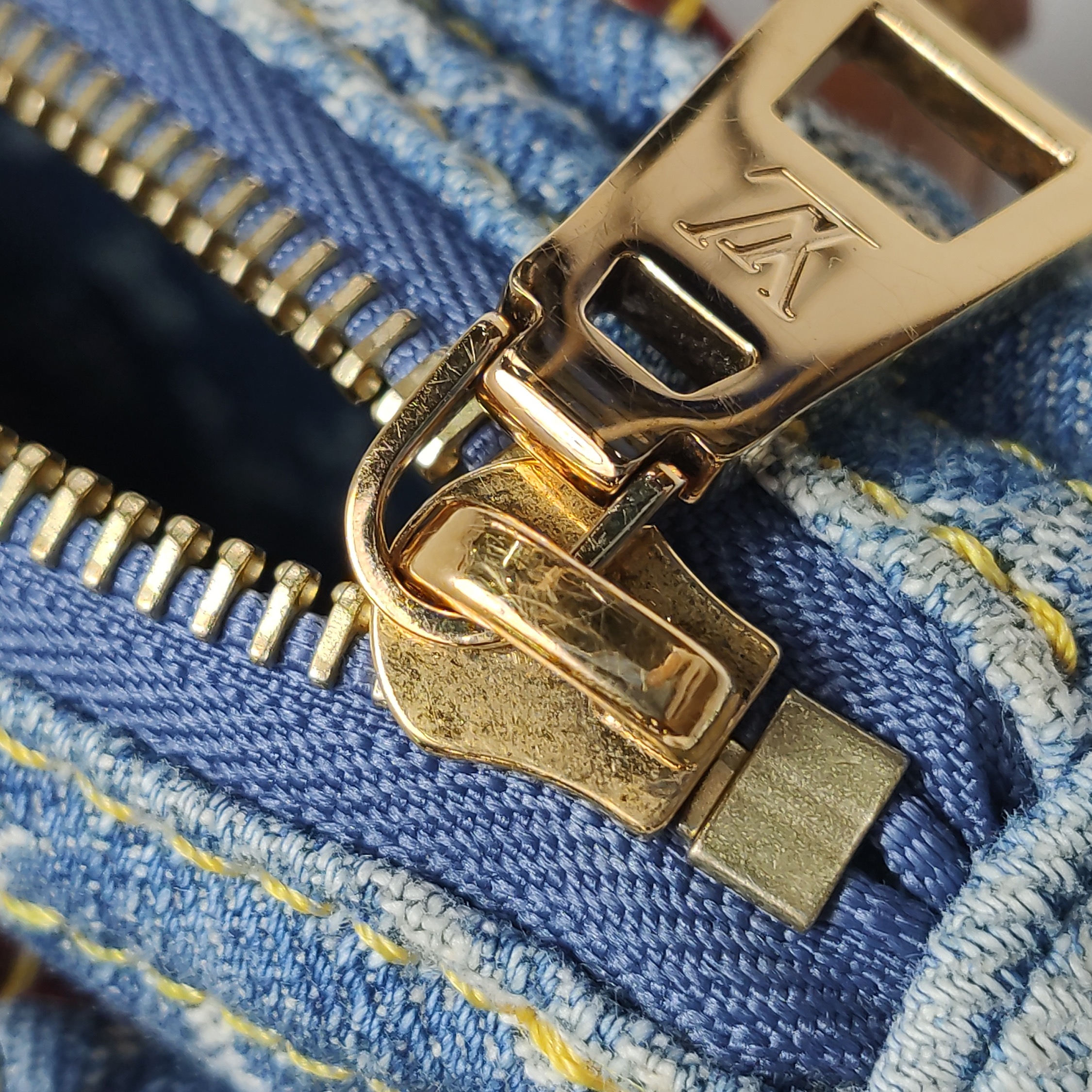 Louis Vuitton(LV) Speedy Bandouliere NM Bag Monogram Denim Nano — photo 11 of 23