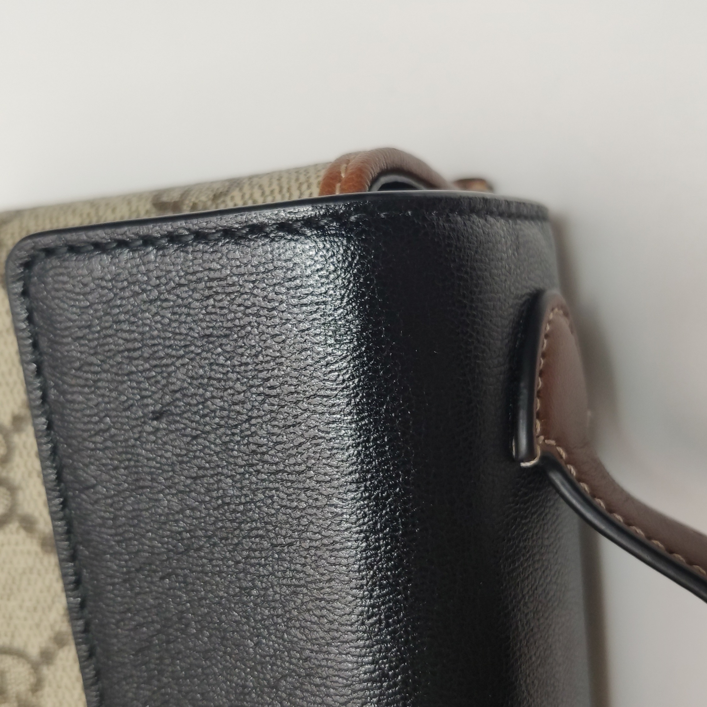 Gucci Padlock Top Handle Bag GG Coated Canvas and Leather Mini — photo 11 of 15