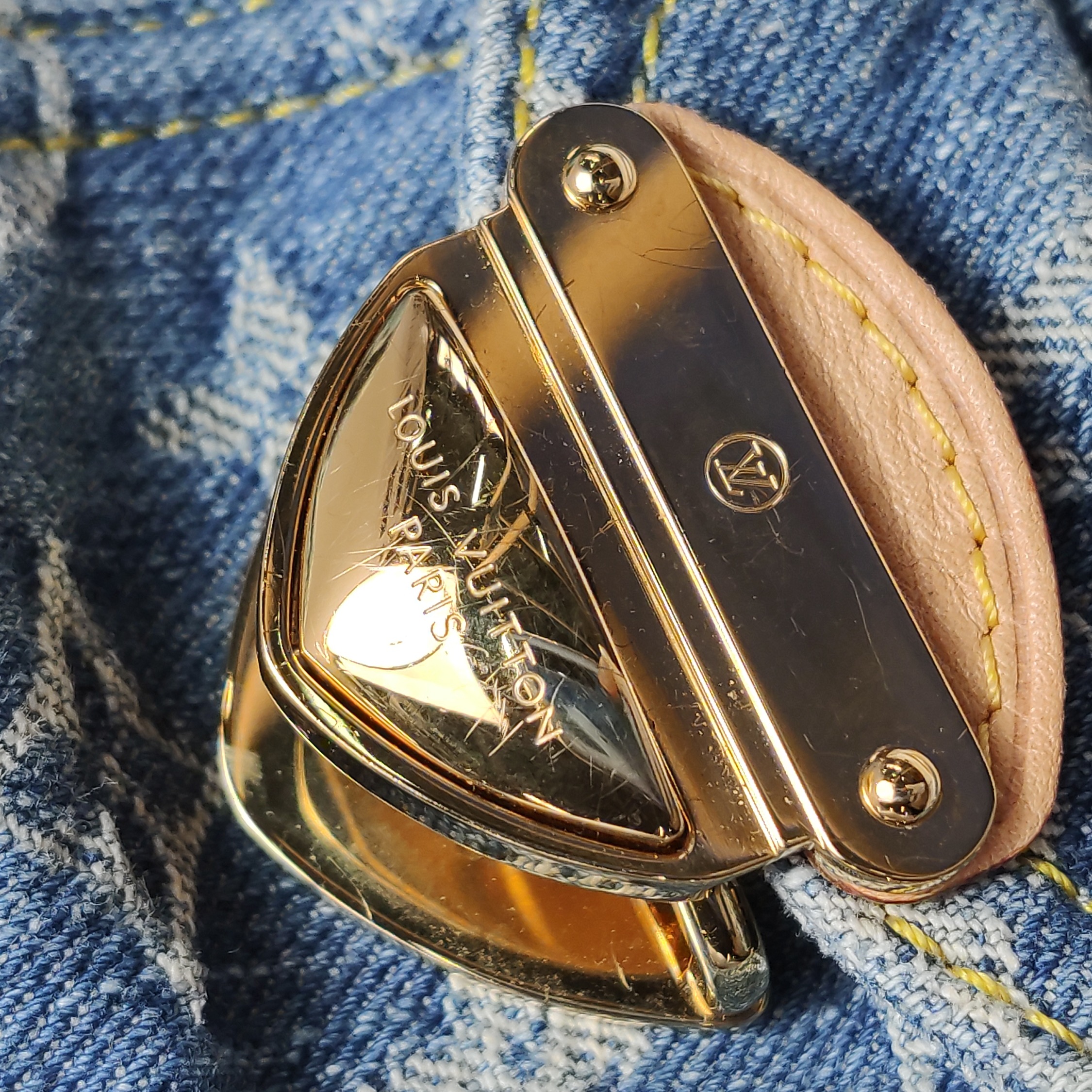 Louis Vuitton(LV) Speedy Bandouliere NM Bag Monogram Denim Nano — photo 12 of 23