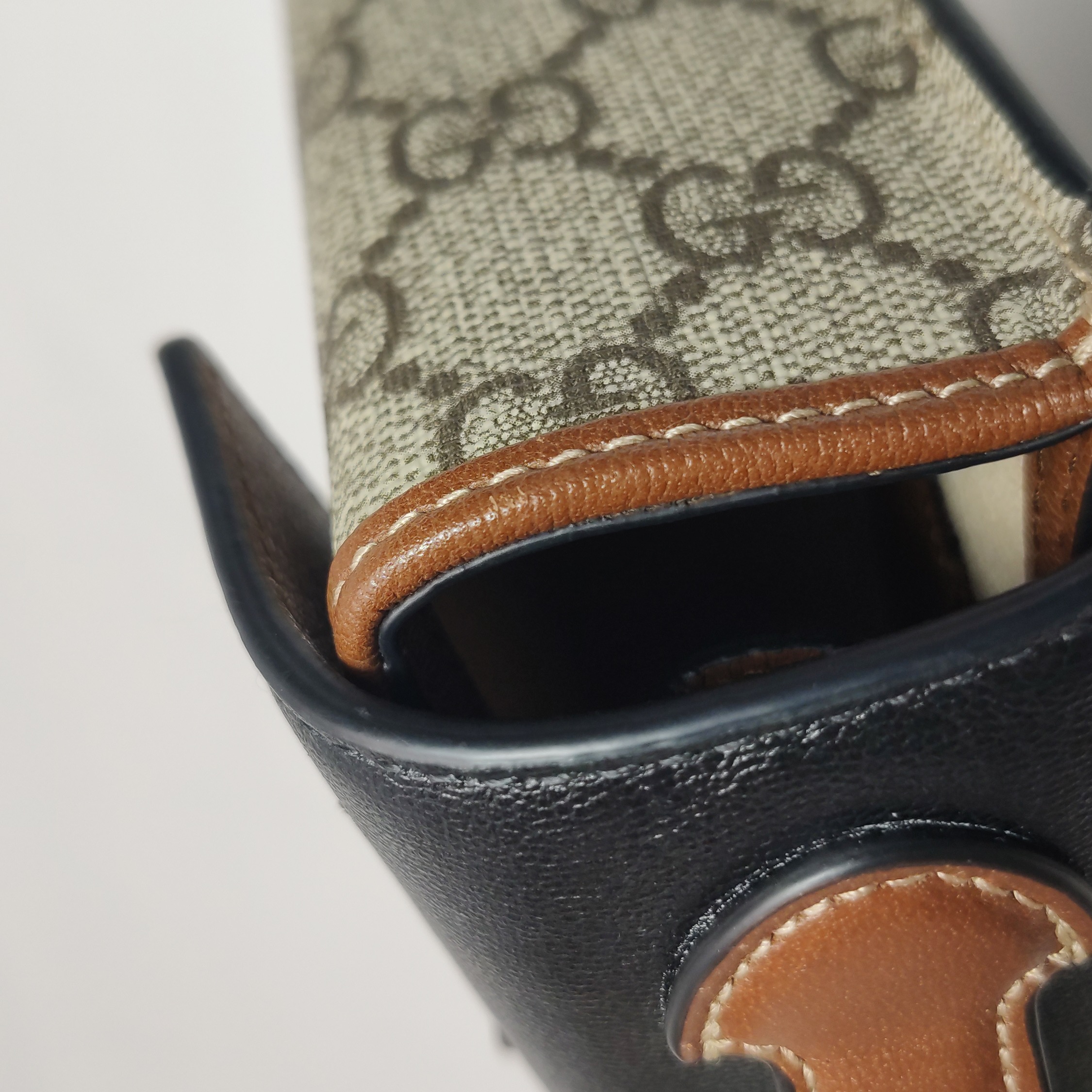 Gucci Padlock Top Handle Bag GG Coated Canvas and Leather Mini — photo 9 of 15