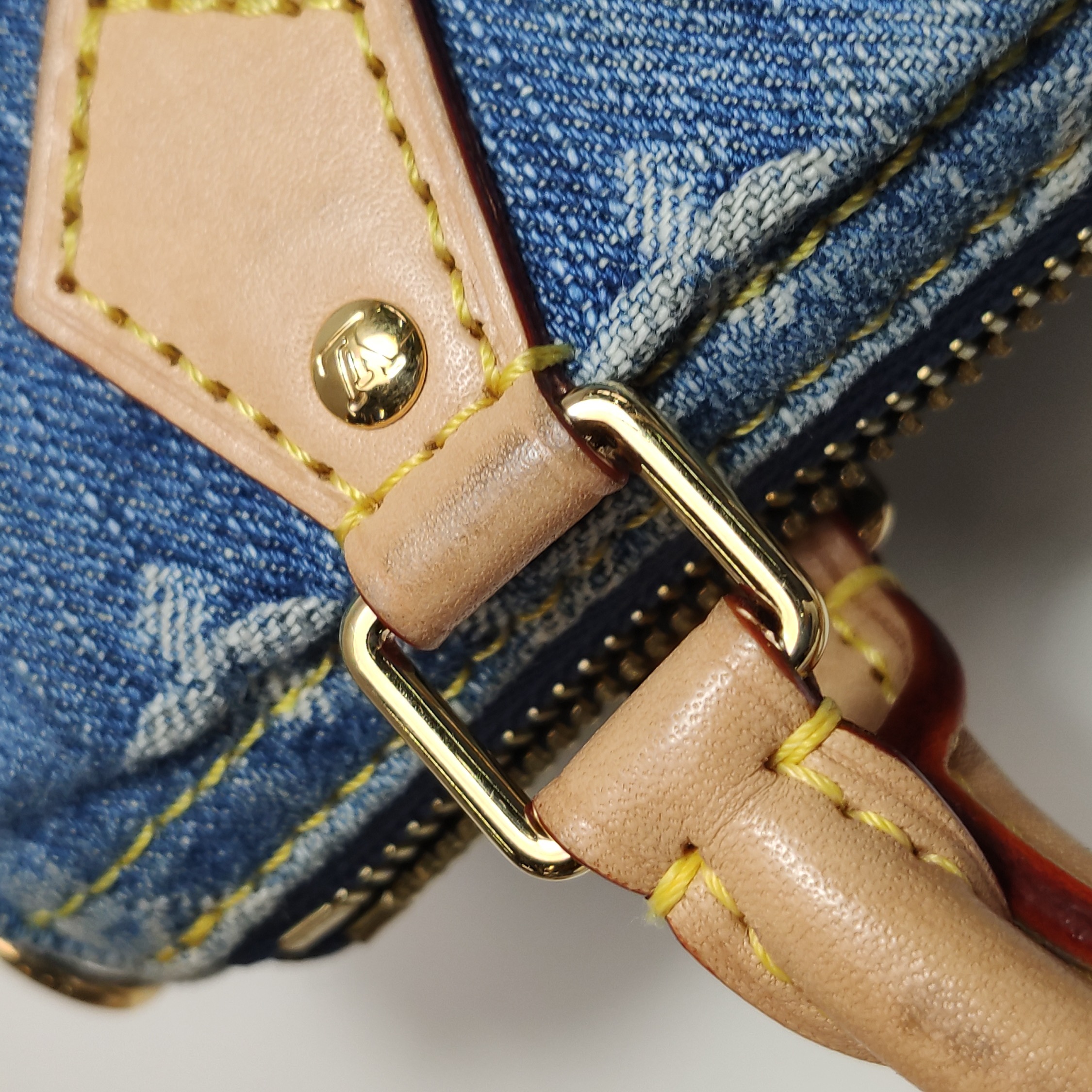 Louis Vuitton(LV) Speedy Bandouliere NM Bag Monogram Denim Nano — photo 10 of 23