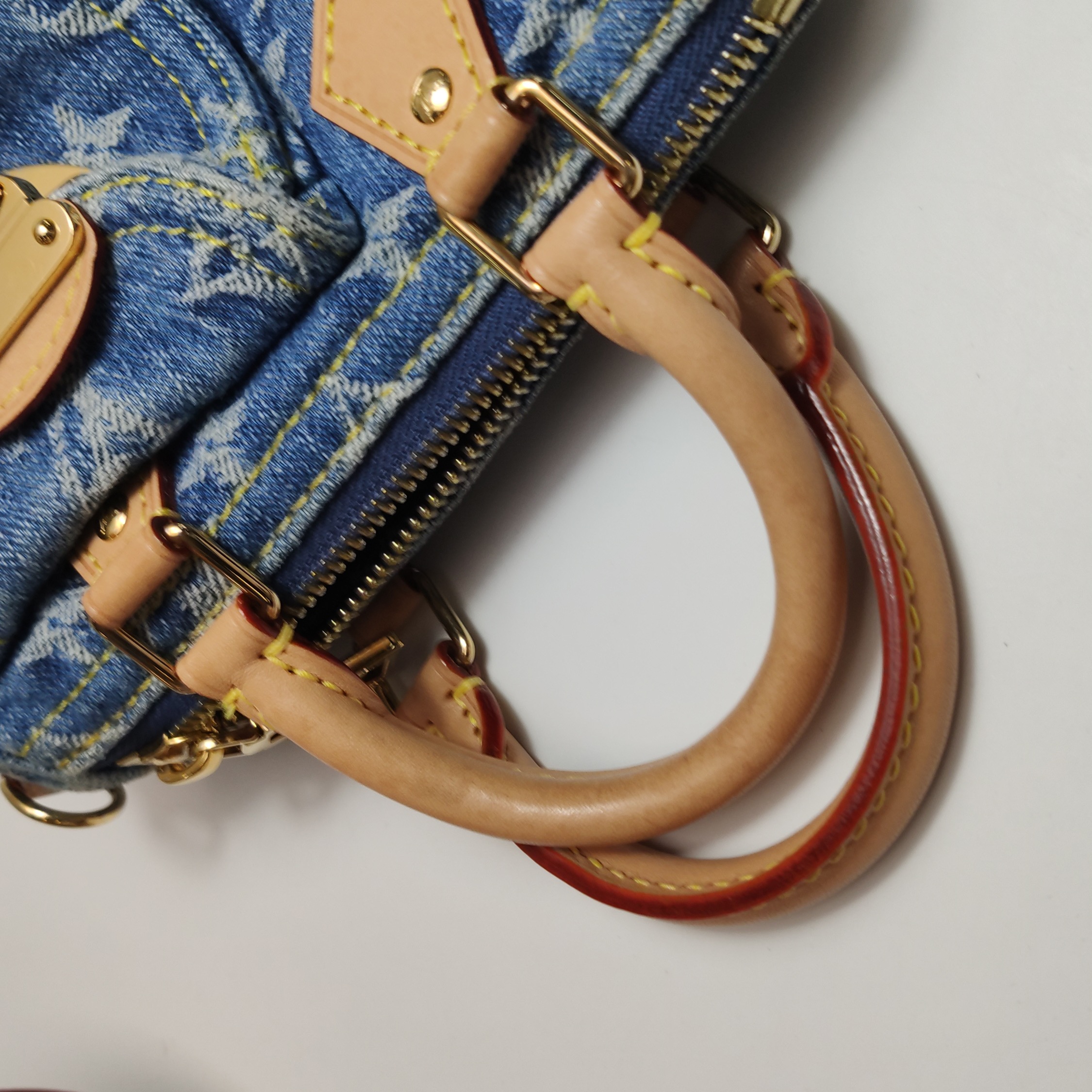 Louis Vuitton(LV) Speedy Bandouliere NM Bag Monogram Denim Nano — photo 16 of 23