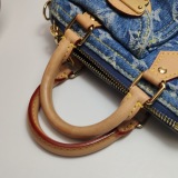 Louis Vuitton(LV) Speedy Bandouliere NM Bag Monogram Denim Nano — thumbnail 16