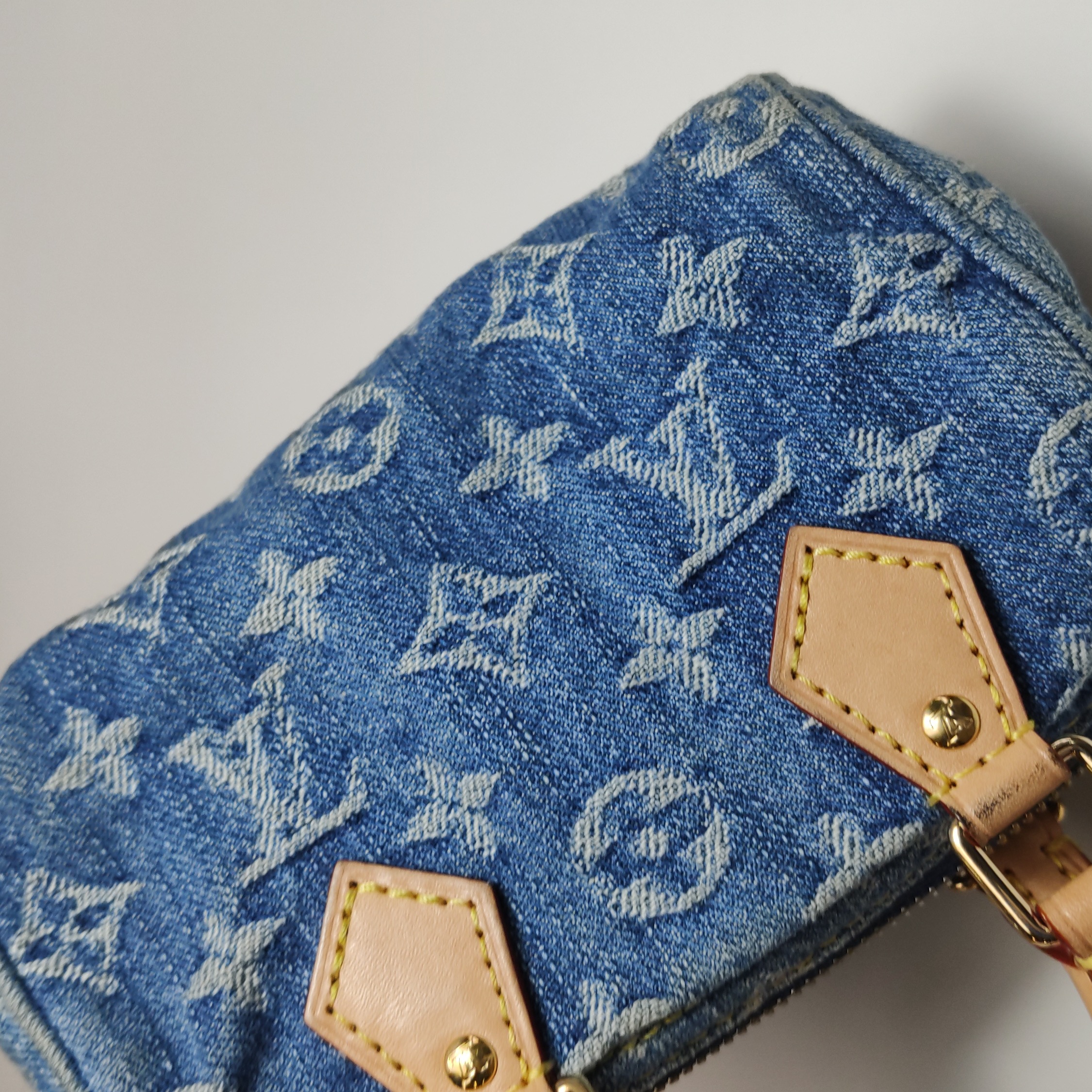 Louis Vuitton(LV) Speedy Bandouliere NM Bag Monogram Denim Nano — photo 23 of 23