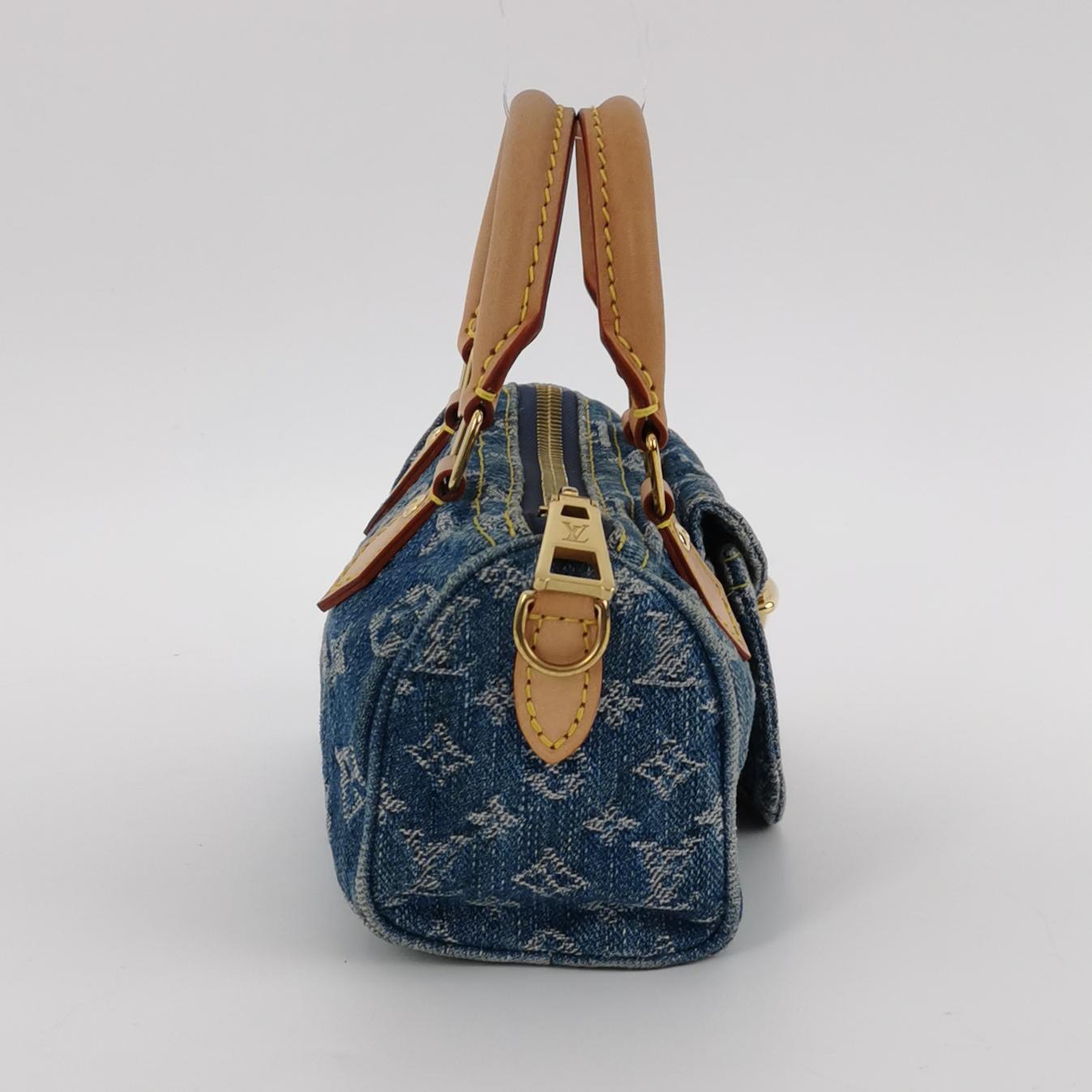Louis Vuitton(LV) Speedy Bandouliere NM Bag Monogram Denim Nano — photo 4 of 19