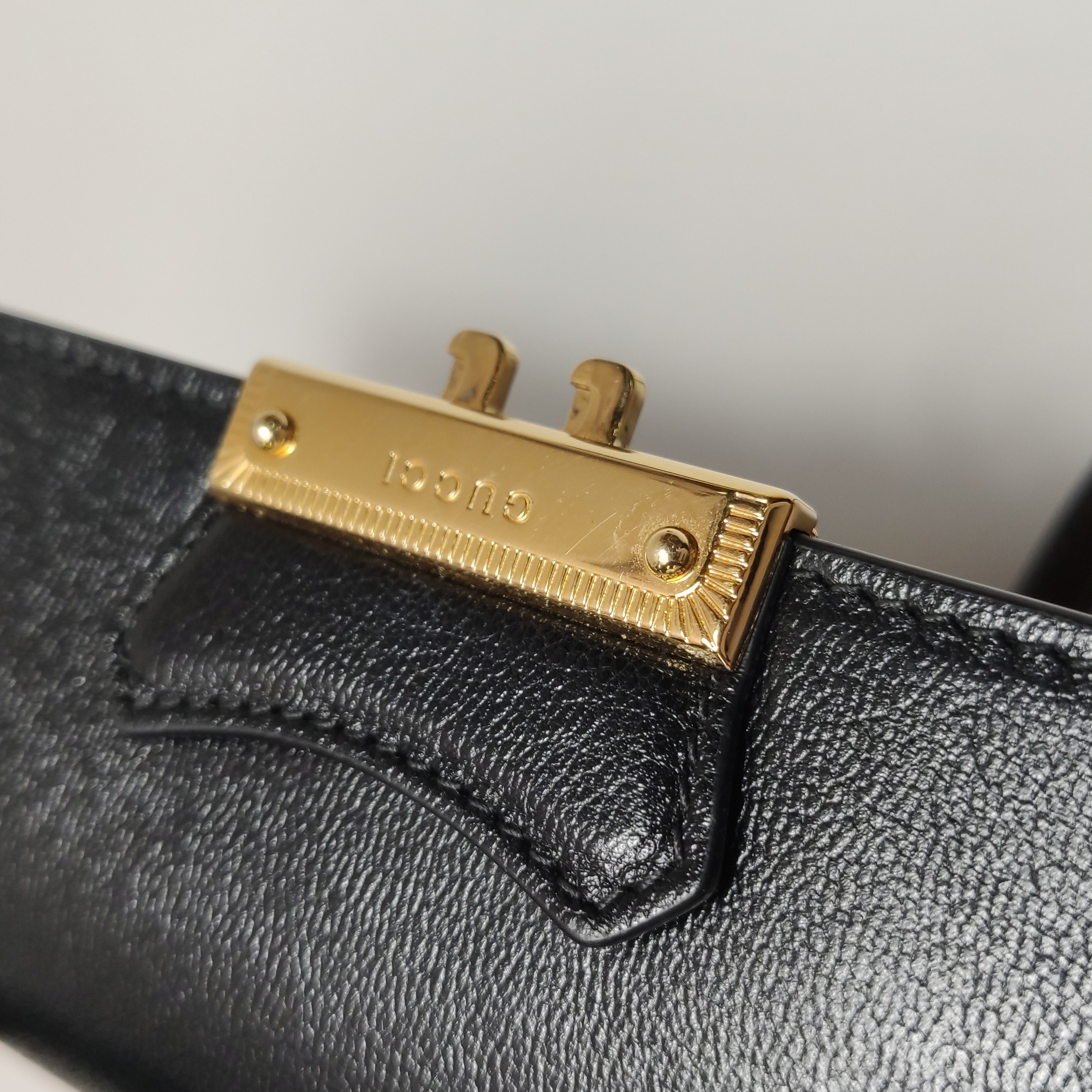 Gucci Padlock Top Handle Bag GG Coated Canvas and Leather Mini — photo 10 of 15