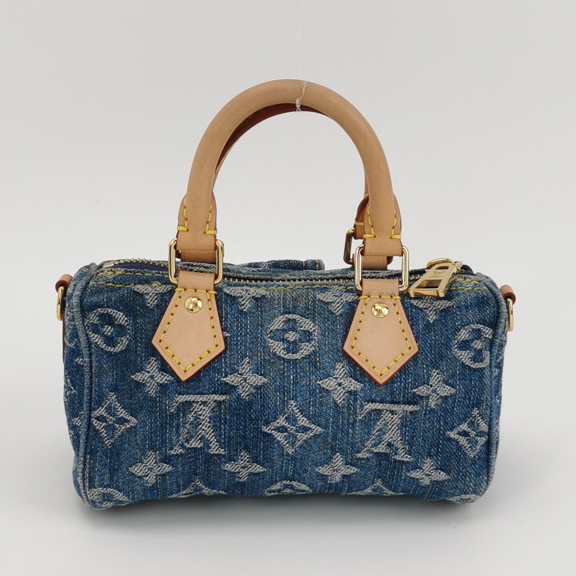 Louis Vuitton(LV) Speedy Bandouliere NM Bag Monogram Denim Nano — photo 5 of 19