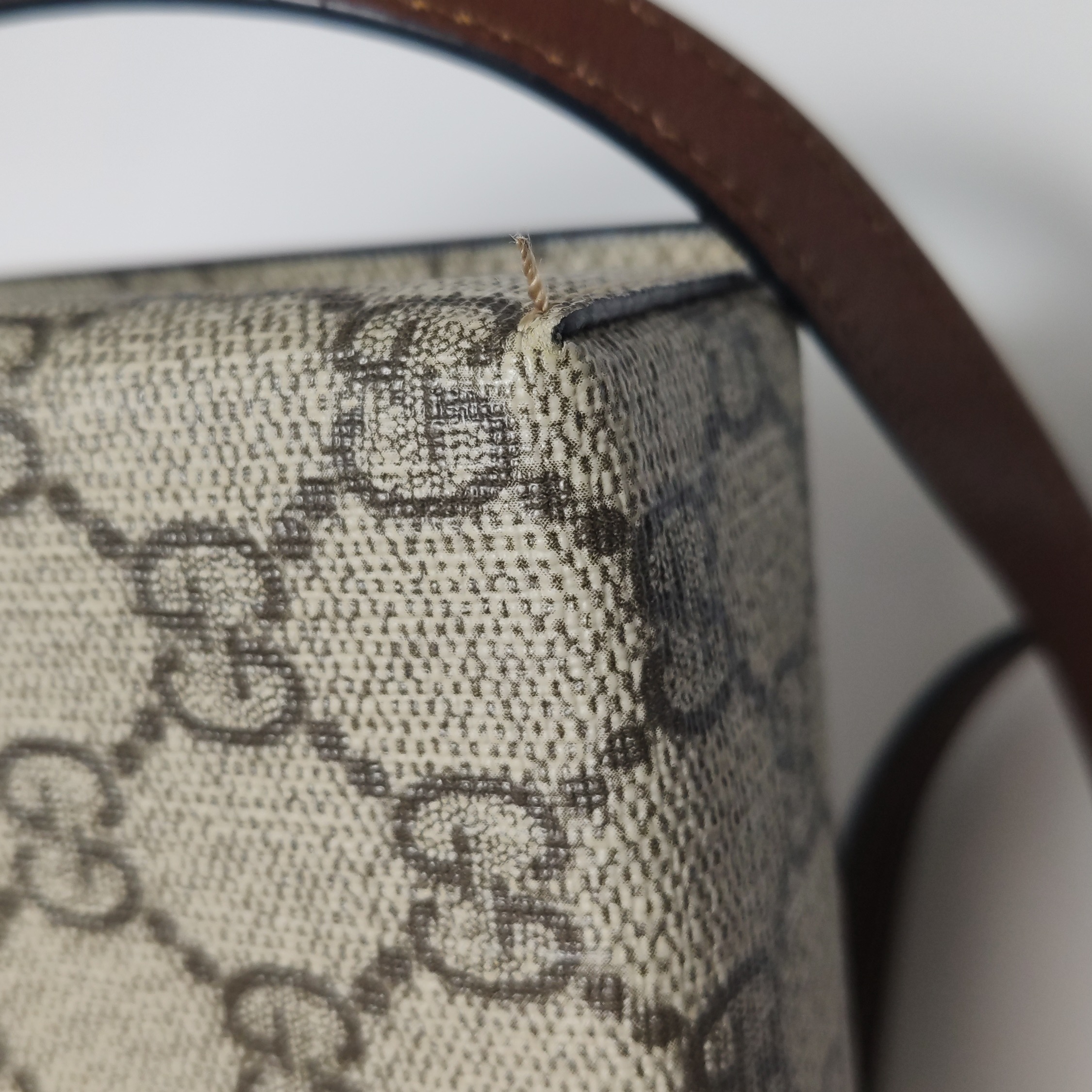 Gucci Padlock Top Handle Bag GG Coated Canvas and Leather Mini — photo 11 of 15