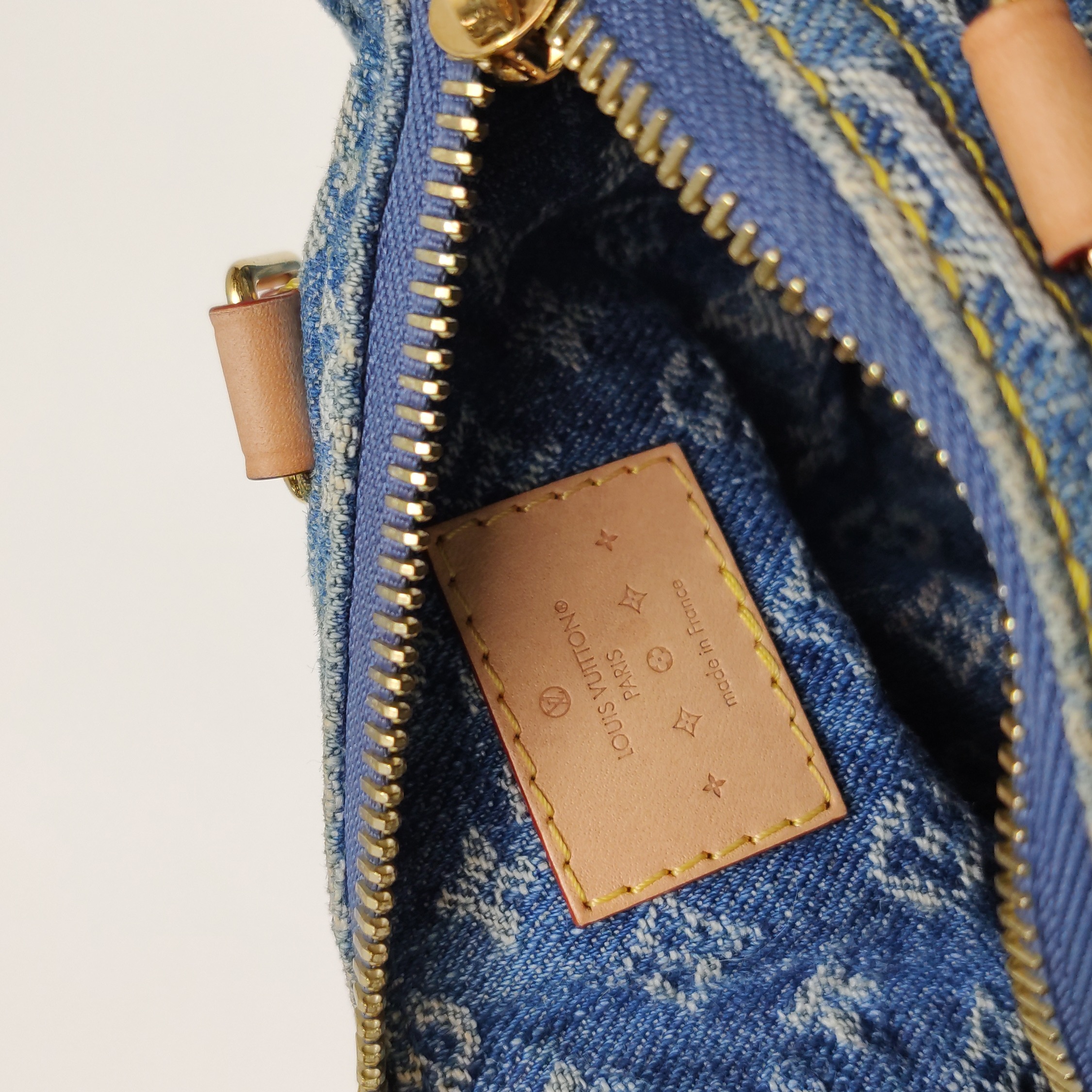 Louis Vuitton(LV) Speedy Bandouliere NM Bag Monogram Denim Nano — photo 9 of 19