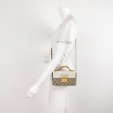 Gucci Padlock Top Handle Bag GG Coated Canvas and Leather Mini — thumbnail 2
