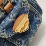 Louis Vuitton(LV) Speedy Bandouliere NM Bag Monogram Denim Nano — thumbnail 17