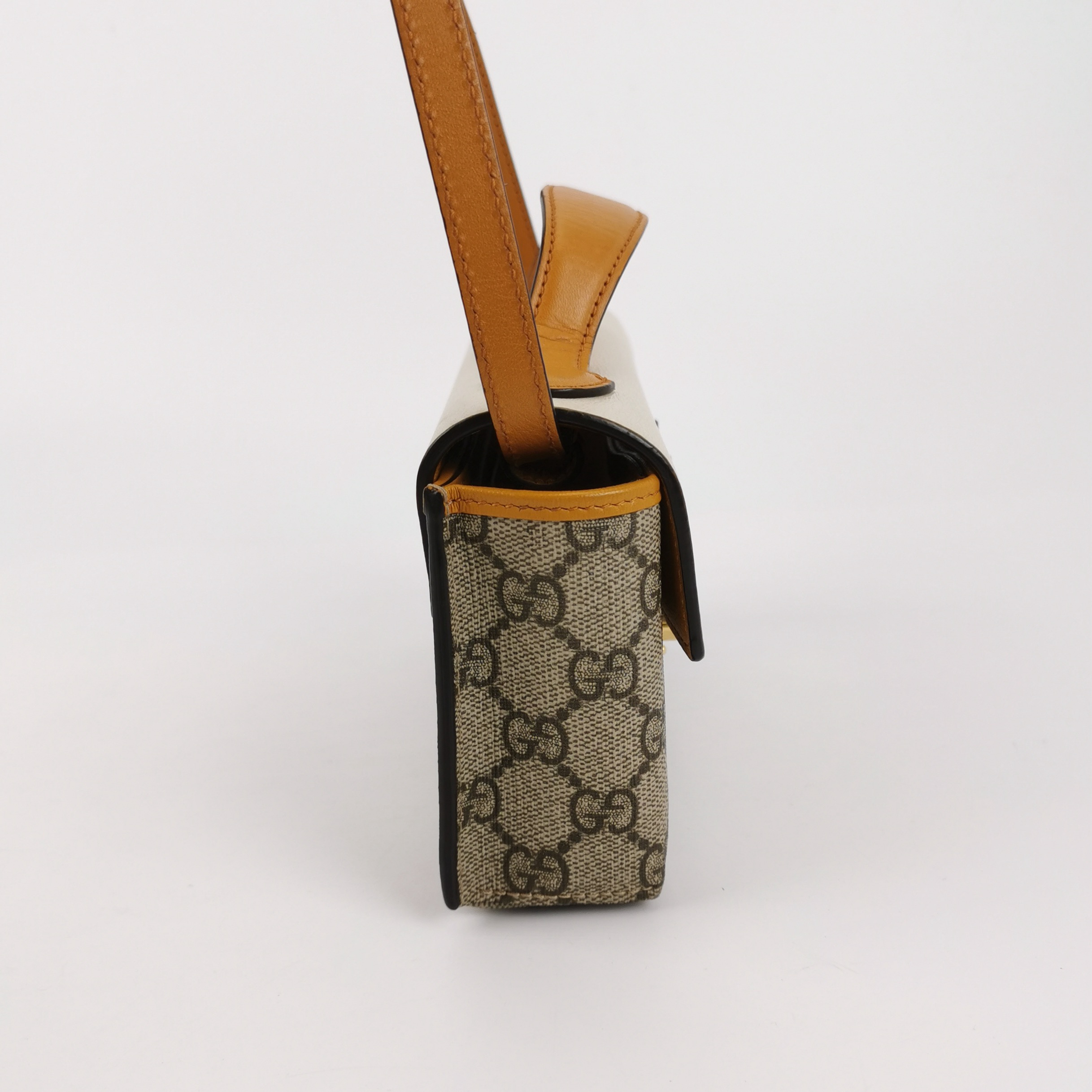 Gucci Padlock Top Handle Bag GG Coated Canvas and Leather Mini — photo 5 of 14
