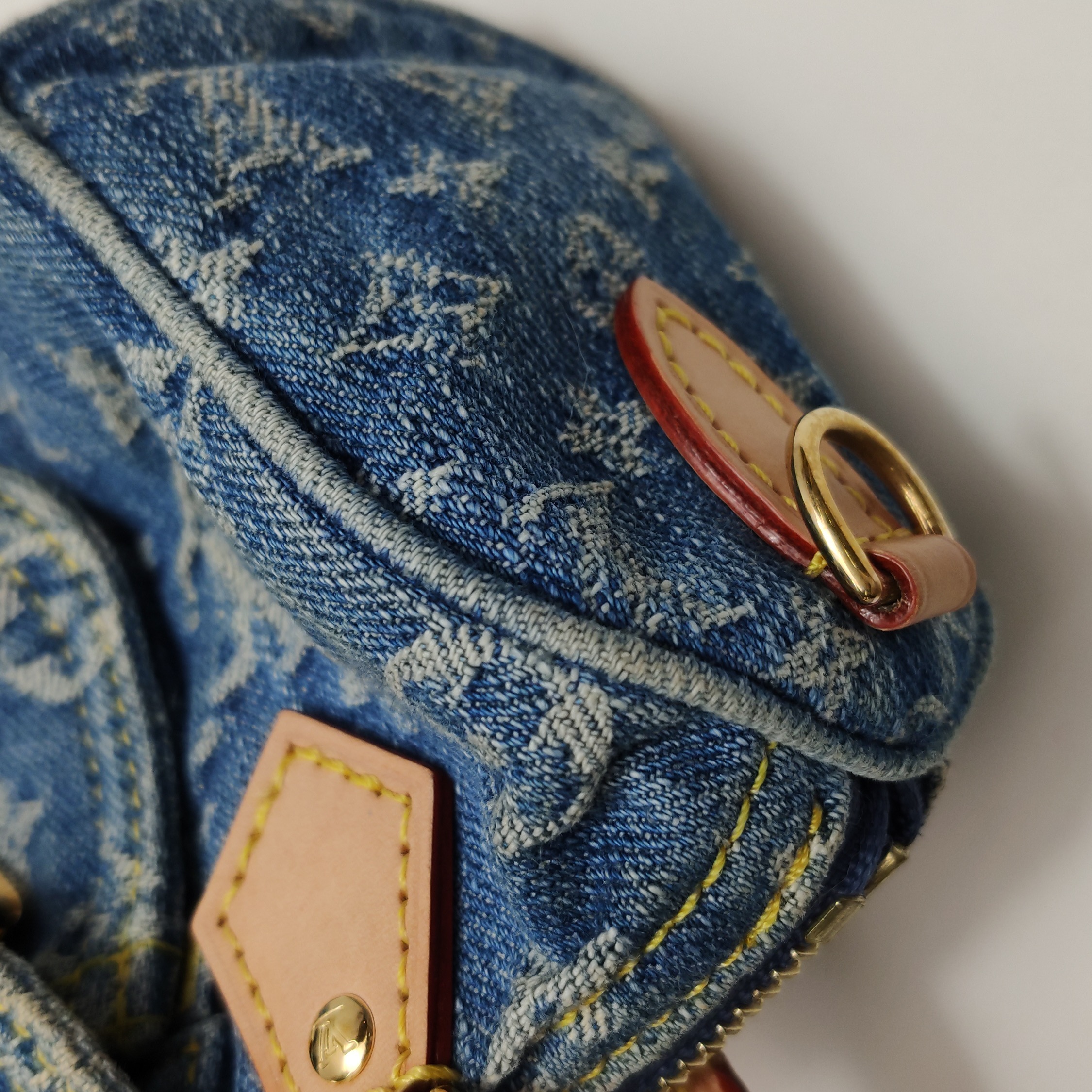 Louis Vuitton(LV) Speedy Bandouliere NM Bag Monogram Denim Nano — photo 16 of 19