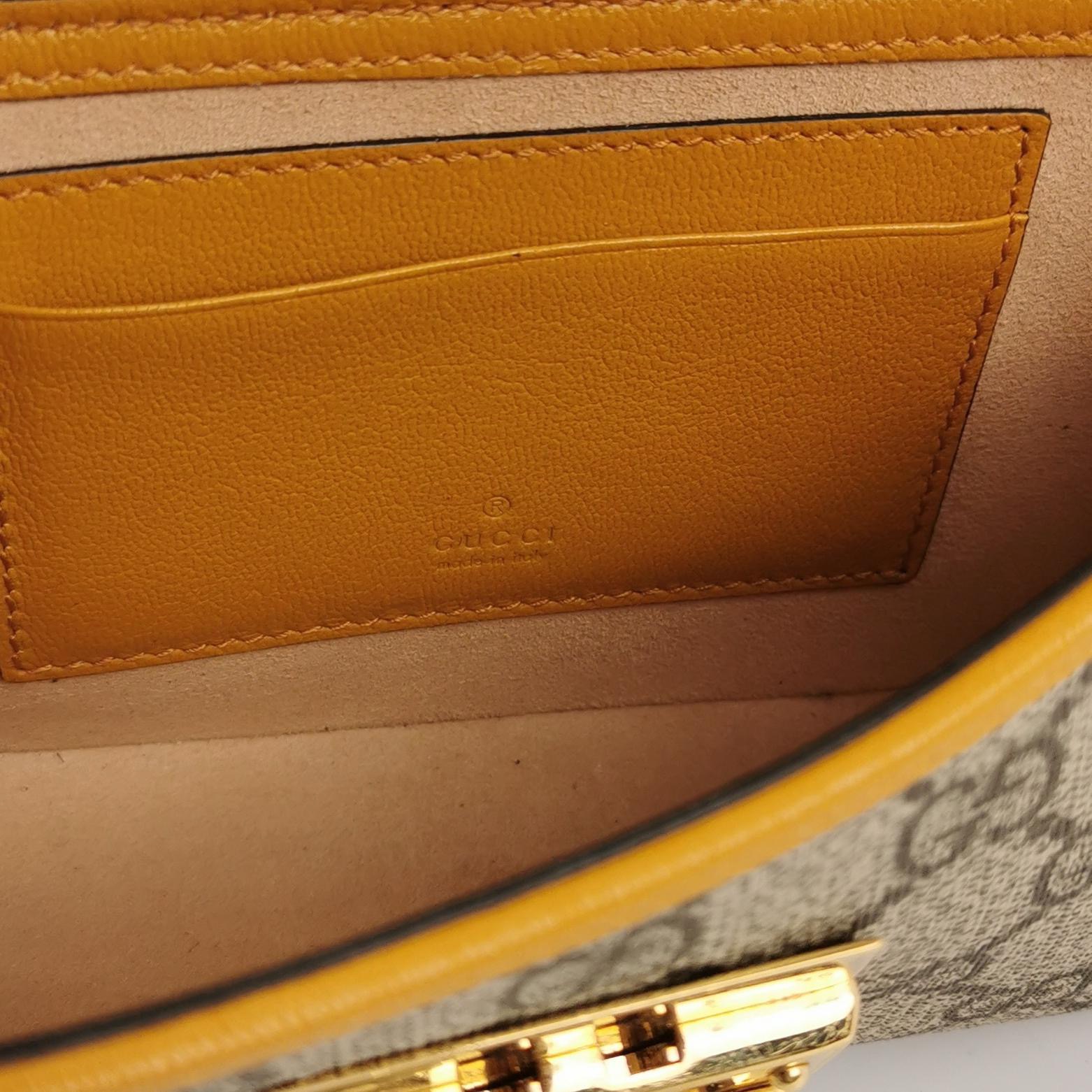 Gucci Padlock Top Handle Bag GG Coated Canvas and Leather Mini — photo 8 of 14