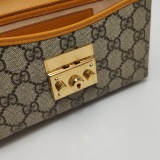 Gucci Padlock Top Handle Bag GG Coated Canvas and Leather Mini — thumbnail 10