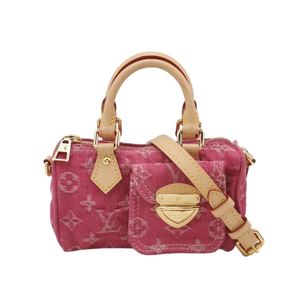 Louis Vuitton(LV) Speedy Bandouliere NM Bag Monogram Denim Nano — pre-owned, Vierlot