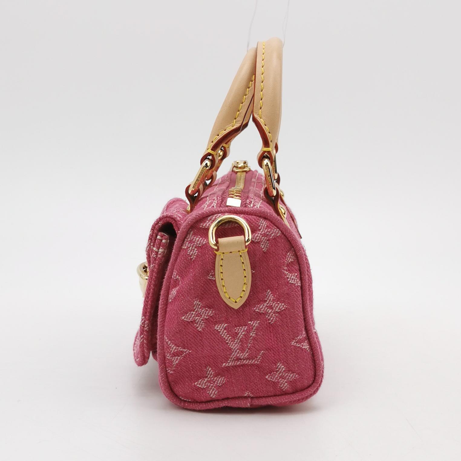 Louis Vuitton(LV) Speedy Bandouliere NM Bag Monogram Denim Nano — photo 4 of 16