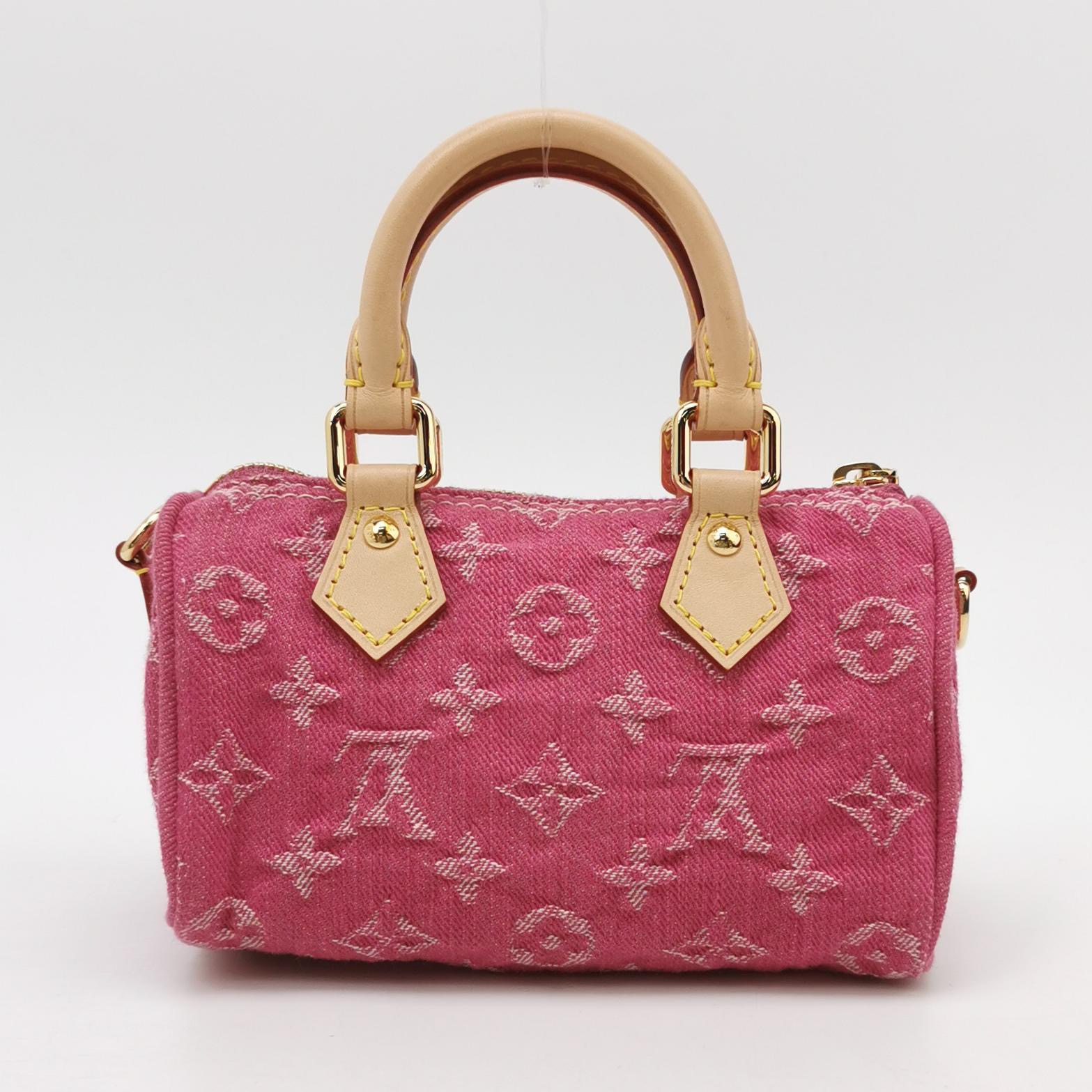 Louis Vuitton(LV) Speedy Bandouliere NM Bag Monogram Denim Nano — photo 5 of 16