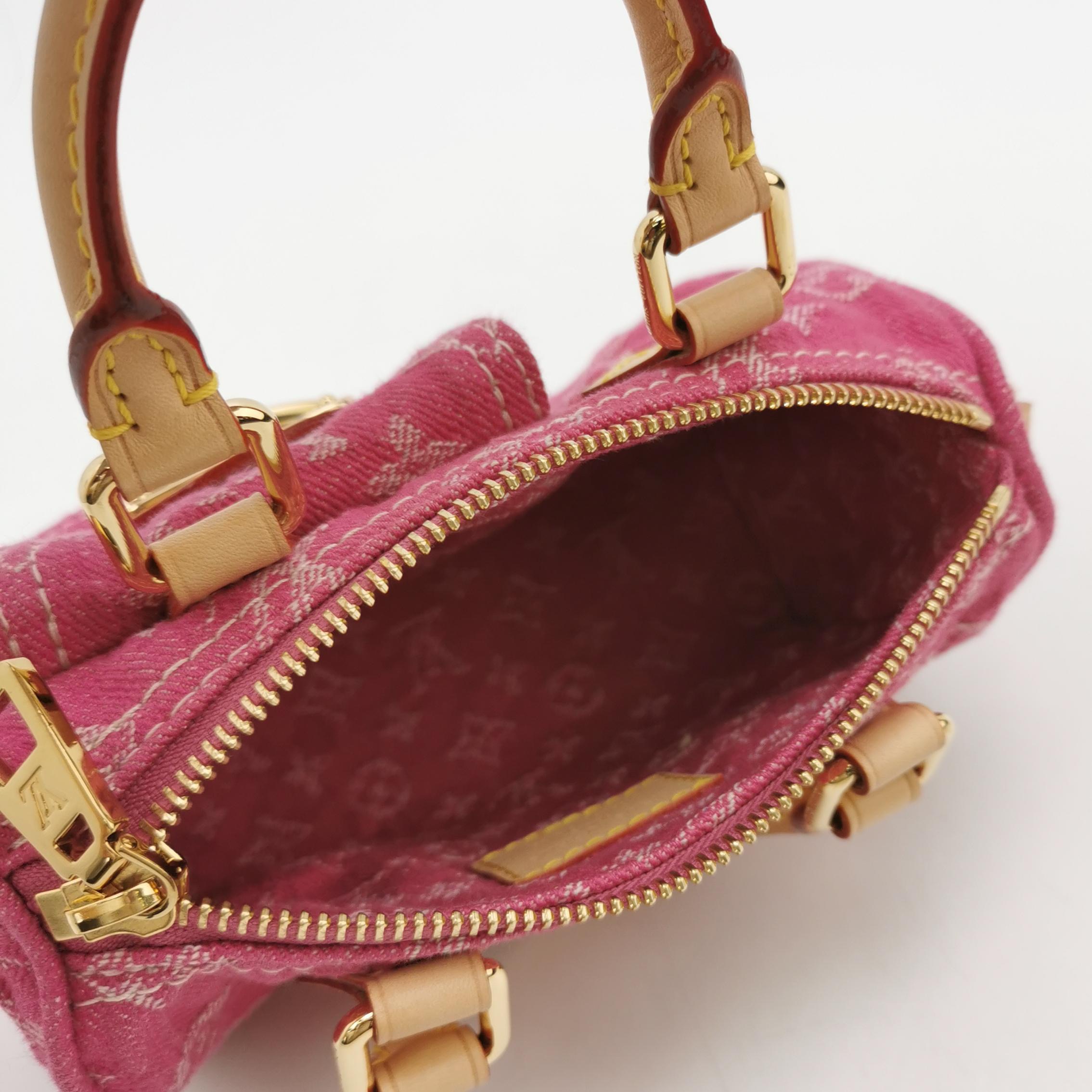 Louis Vuitton(LV) Speedy Bandouliere NM Bag Monogram Denim Nano — photo 7 of 16