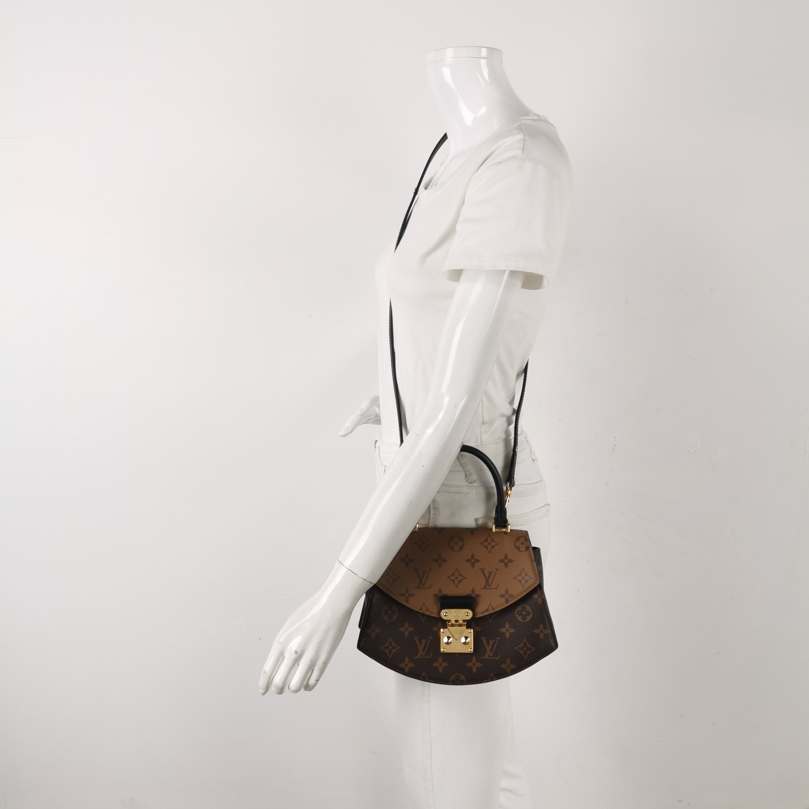 Louis Vuitton(LV) Tilsitt Top Handle Bag Reverse Monogram Canvas — alternate view