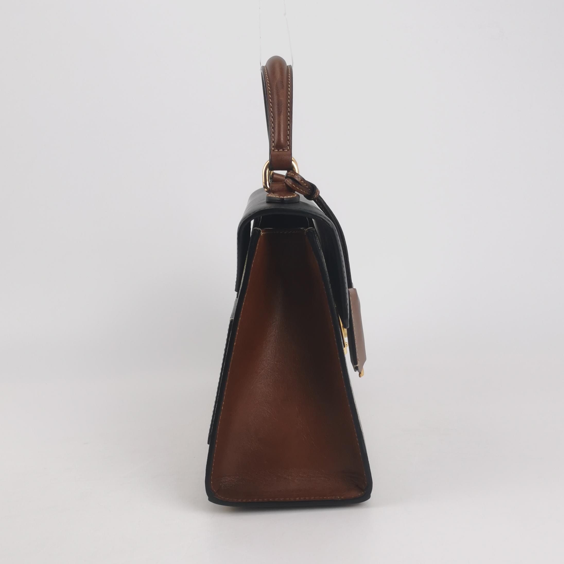 Gucci Padlock Top Handle Bag GG Coated Canvas and Leather Small — photo 4 of 16