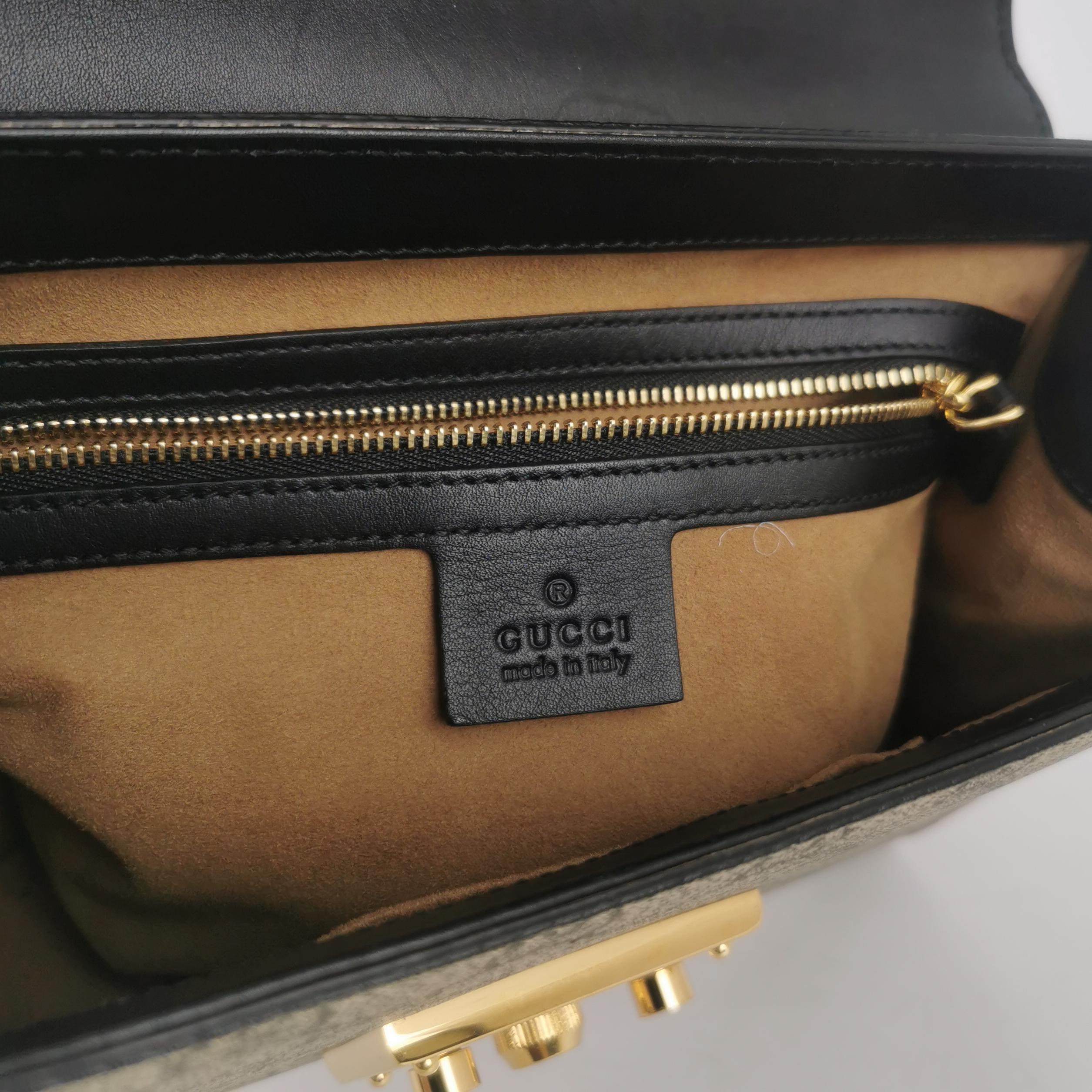Gucci Padlock Top Handle Bag GG Coated Canvas and Leather Small — photo 8 of 16