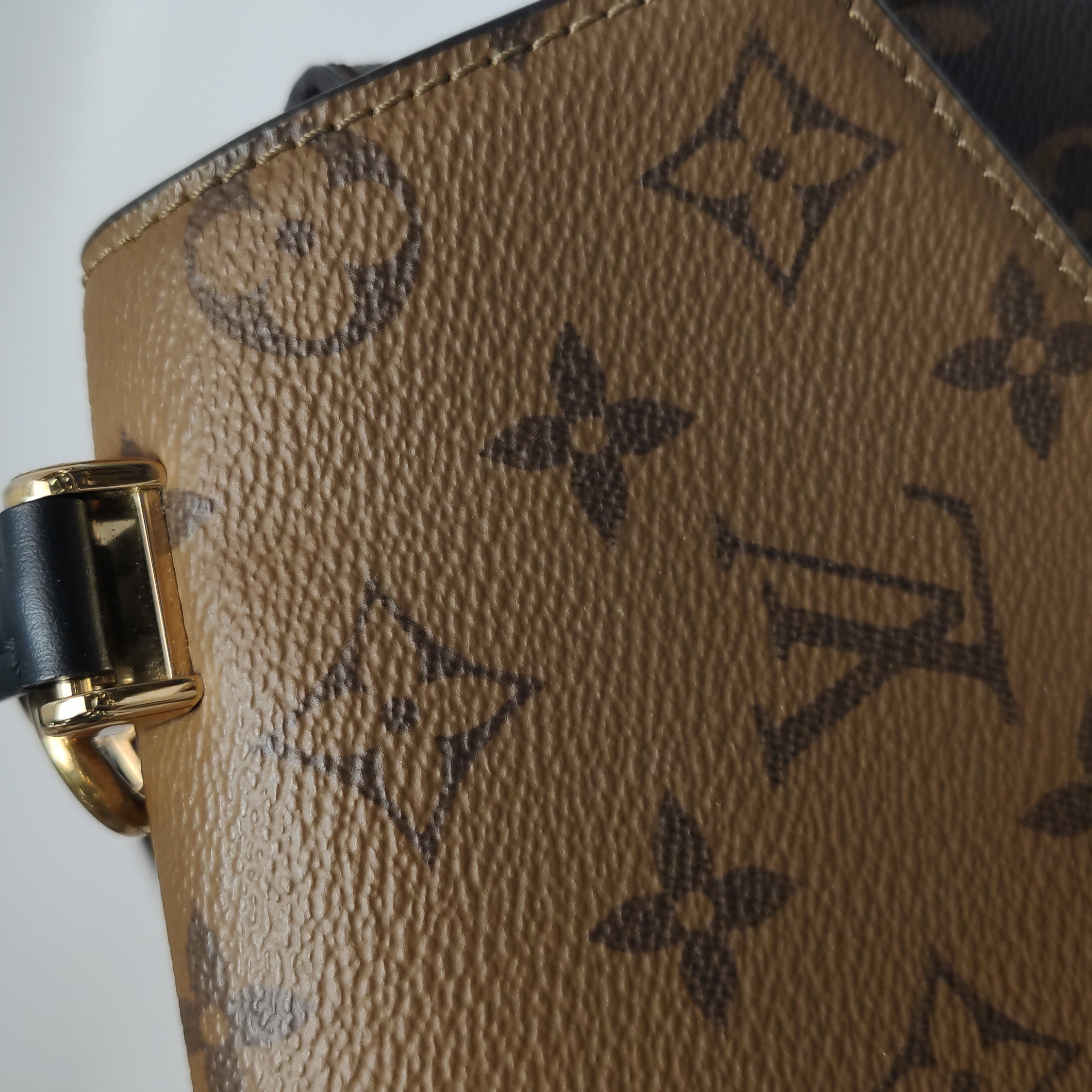 Louis Vuitton(LV) Tilsitt Top Handle Bag Reverse Monogram Canvas — photo 18 of 20